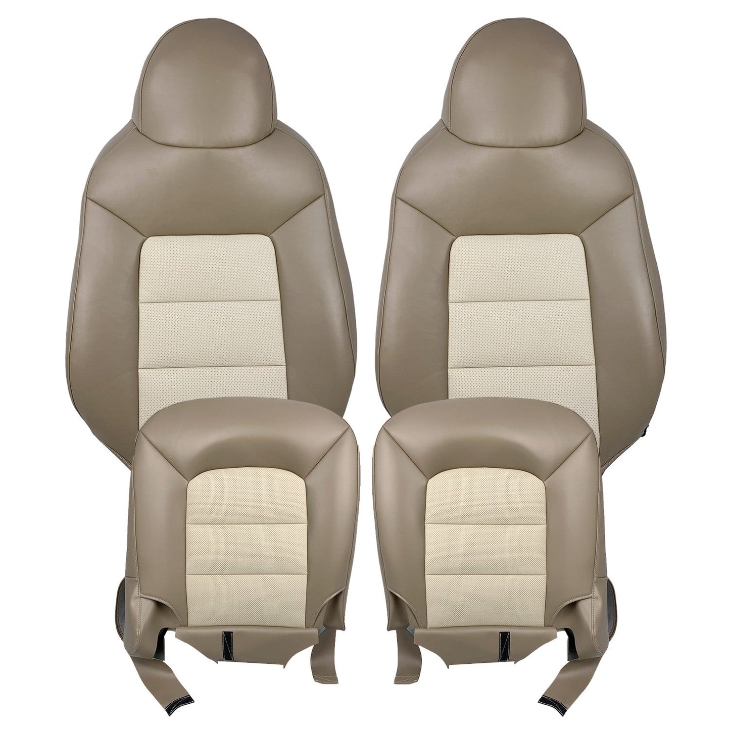Driver Passenger Leather Seat Cover For 2003 2004-2006 Expedition Eddie Bauer