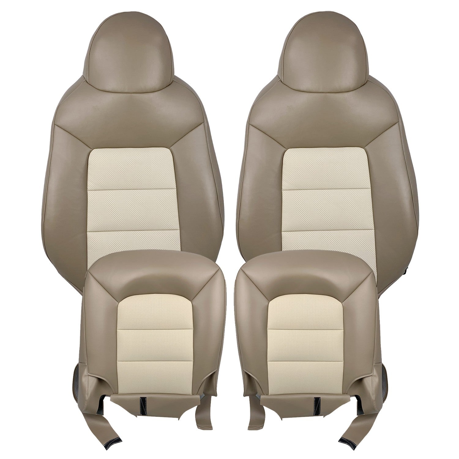 Driver Passenger Leather Seat Cover For 2003 2004-2006 Expedition Eddie Bauer