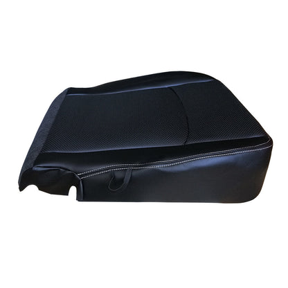 For 2013-2018 Dodge Ram 1500 2500 Laramie Driver Bottom Leather Seat Cover Black