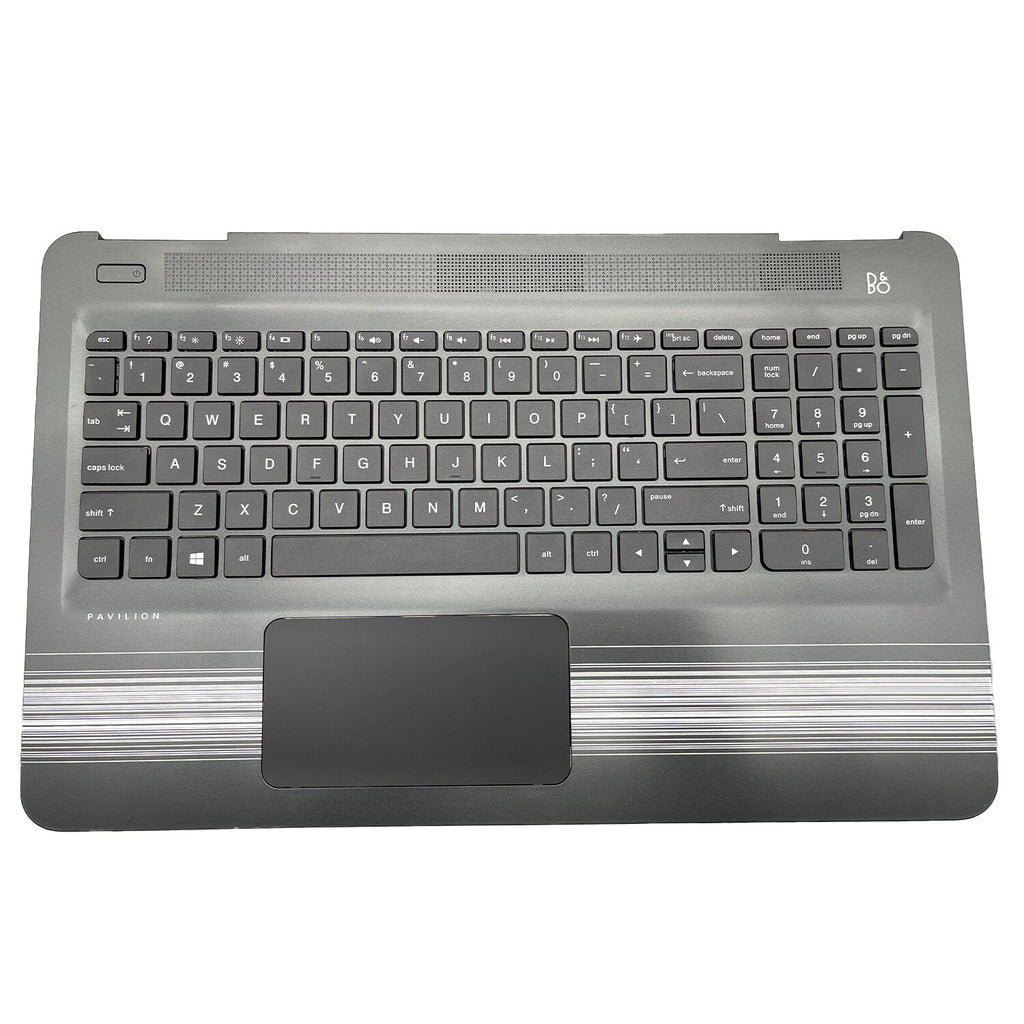 For HP Pavilion 15-AW 15-AU023CL 15-AU Palmrest Keyboard Non-Backlit 856026-001