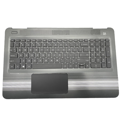 For HP Pavilion 15-AW 15-AU023CL 15-AU Palmrest Keyboard Non-Backlit 856026-001