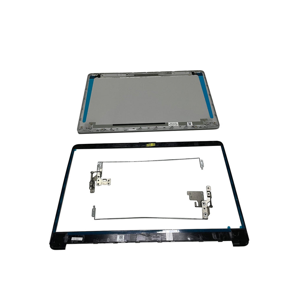 New For HP 15-DW 15-dw1083wm Top Back Cover & Bezel Hinges Silver L52012-001 US