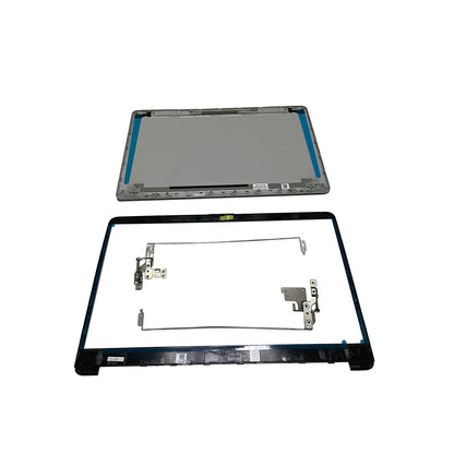 New For HP 15-DW 15-dw1083wm Top Back Cover & Bezel Hinges Silver L52012-001 US