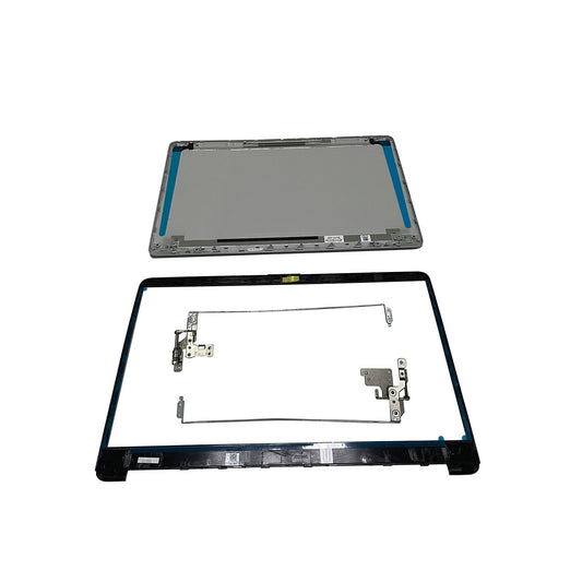New For HP 15-DW 15-dw1083wm Top Back Cover & Bezel Hinges Silver L52012-001 US