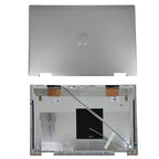 New Thin Back Cover w/Cable For HP Pavilion X360 15-ER Top Silver Lid M45108-001
