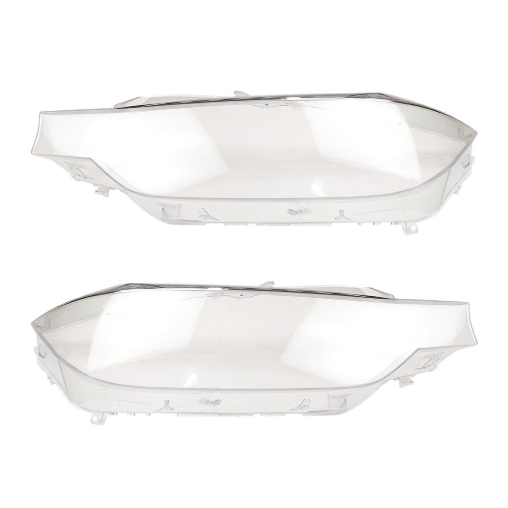 A Pair For 2013-2015 BMW 3 Series F30 328i 320i Headlight Lens Headlamp Cover