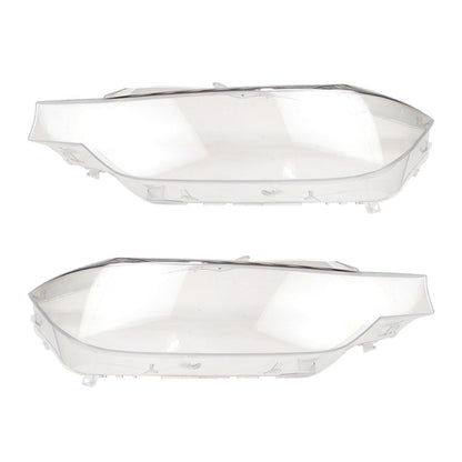 A Pair For 2013-2015 BMW 3 Series F30 328i 320i Headlight Lens Headlamp Cover