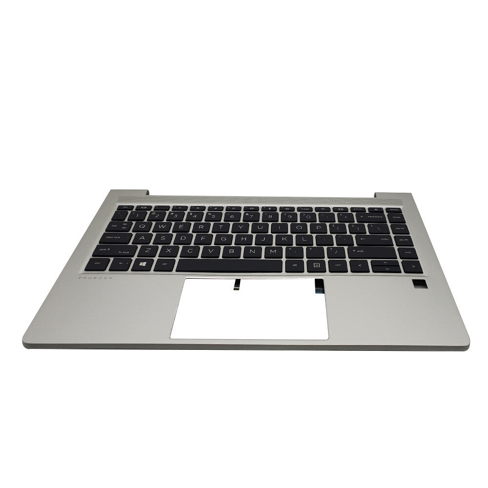 New For HP Probook 440 445 G9 Palmrest W/ Backlit US Keyboard N01287-001 Silver