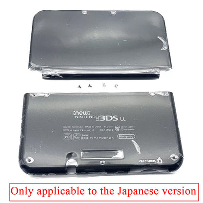 Black Housing Shell Front Back Case Top+ Bottom Cover For New Nintendo 3DS LL