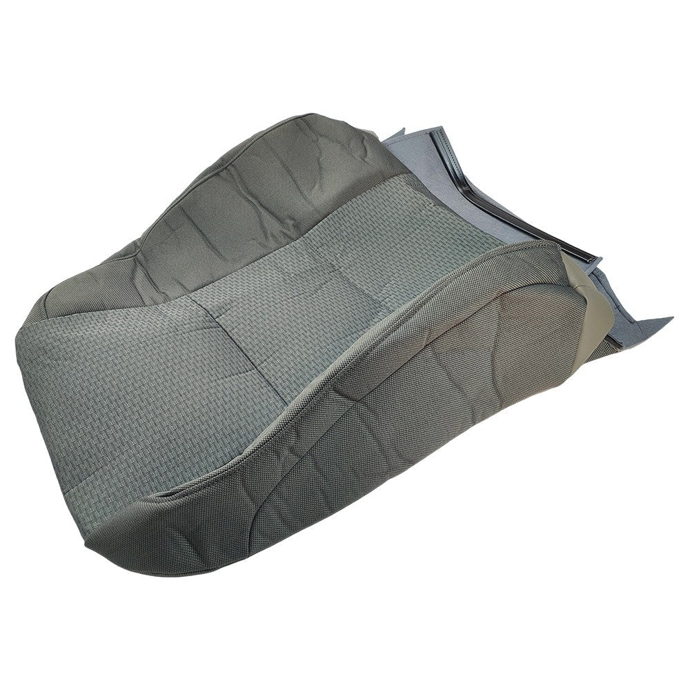 Driver Passenger Bottom&Top Cloth Seat Cover Gray  For Ford F150 XLT 2015-2020
