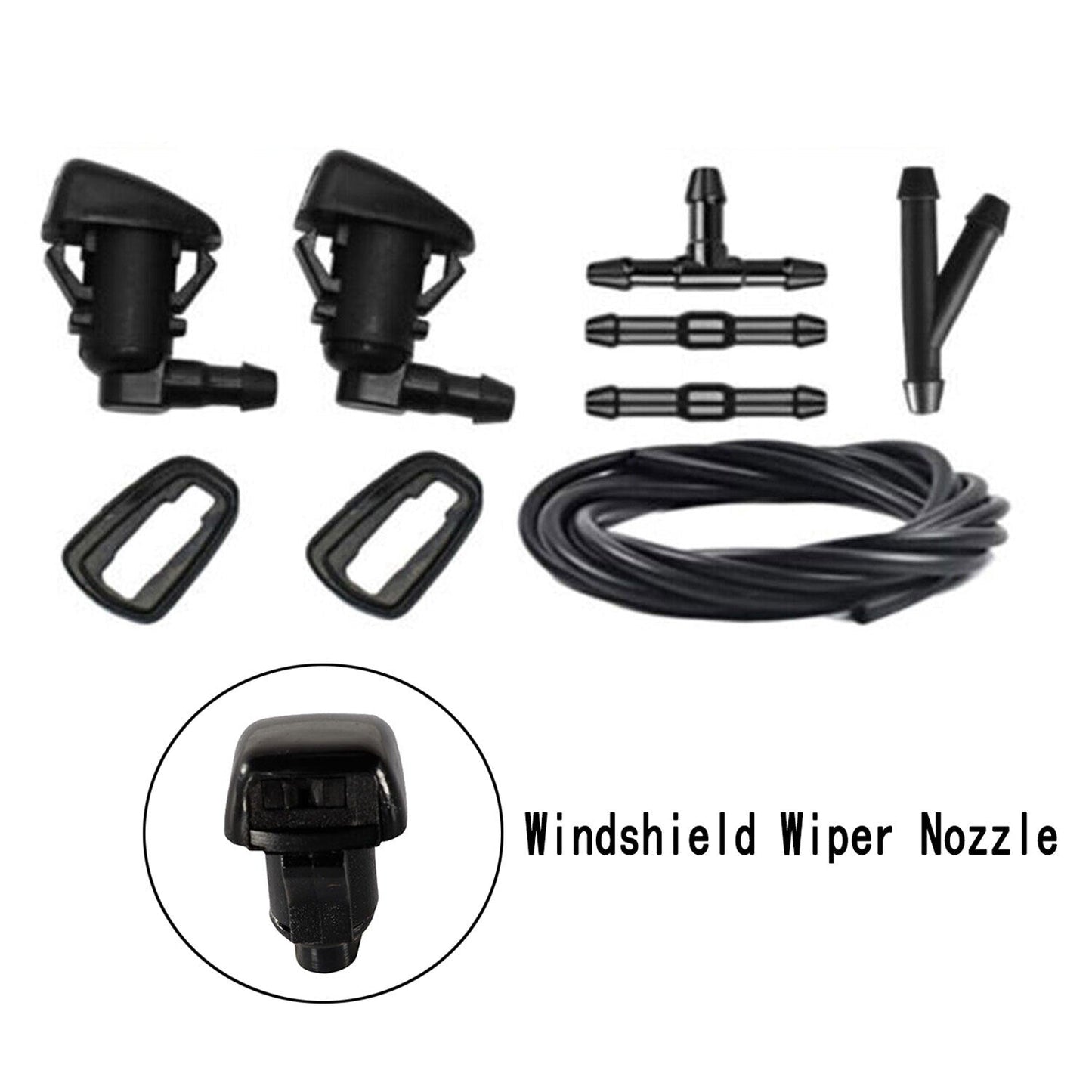 Windshield Wiper Water Washer Spray Nozzle Jet For 11-17 Jeep Grand Cherokee