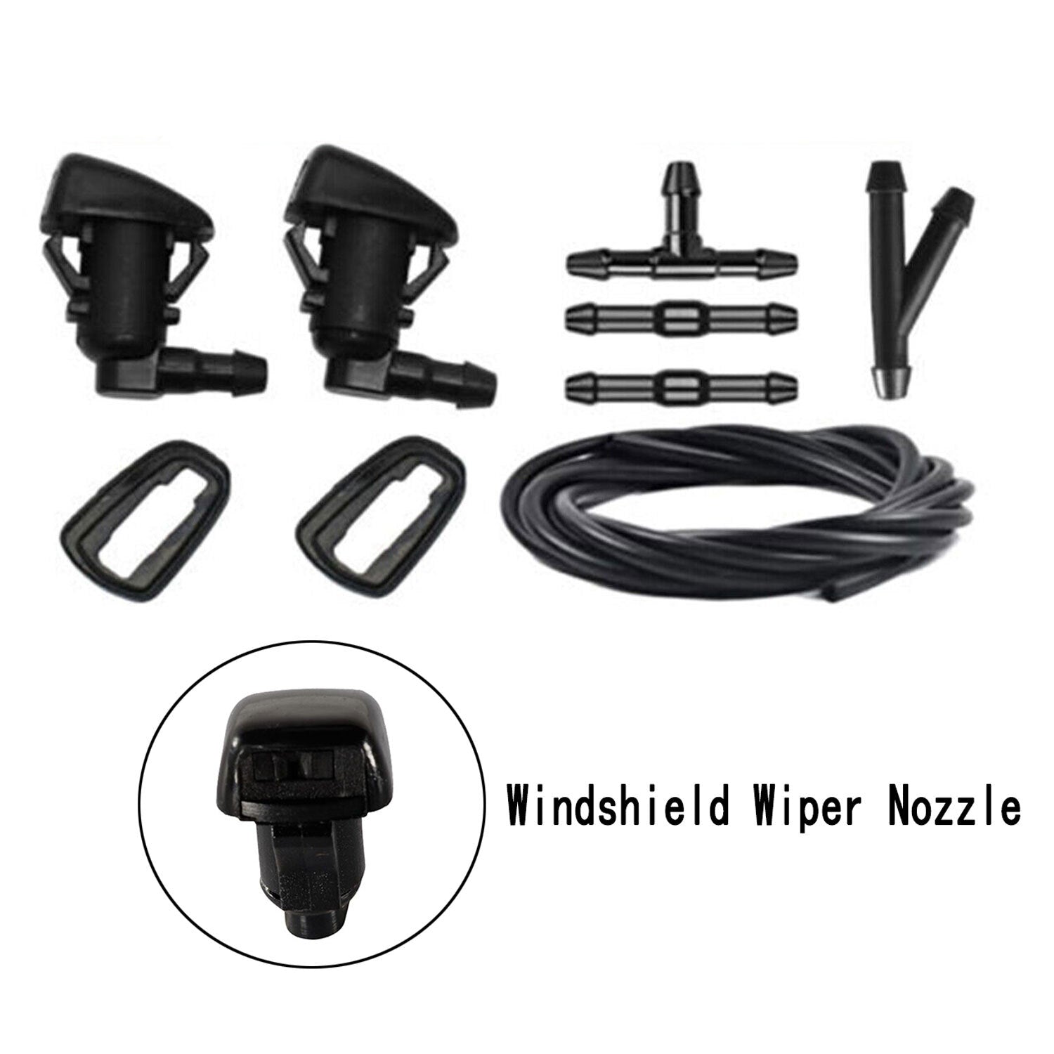 Windshield Wiper Water Washer Spray Nozzle Jet For 11-17 Jeep Grand Cherokee