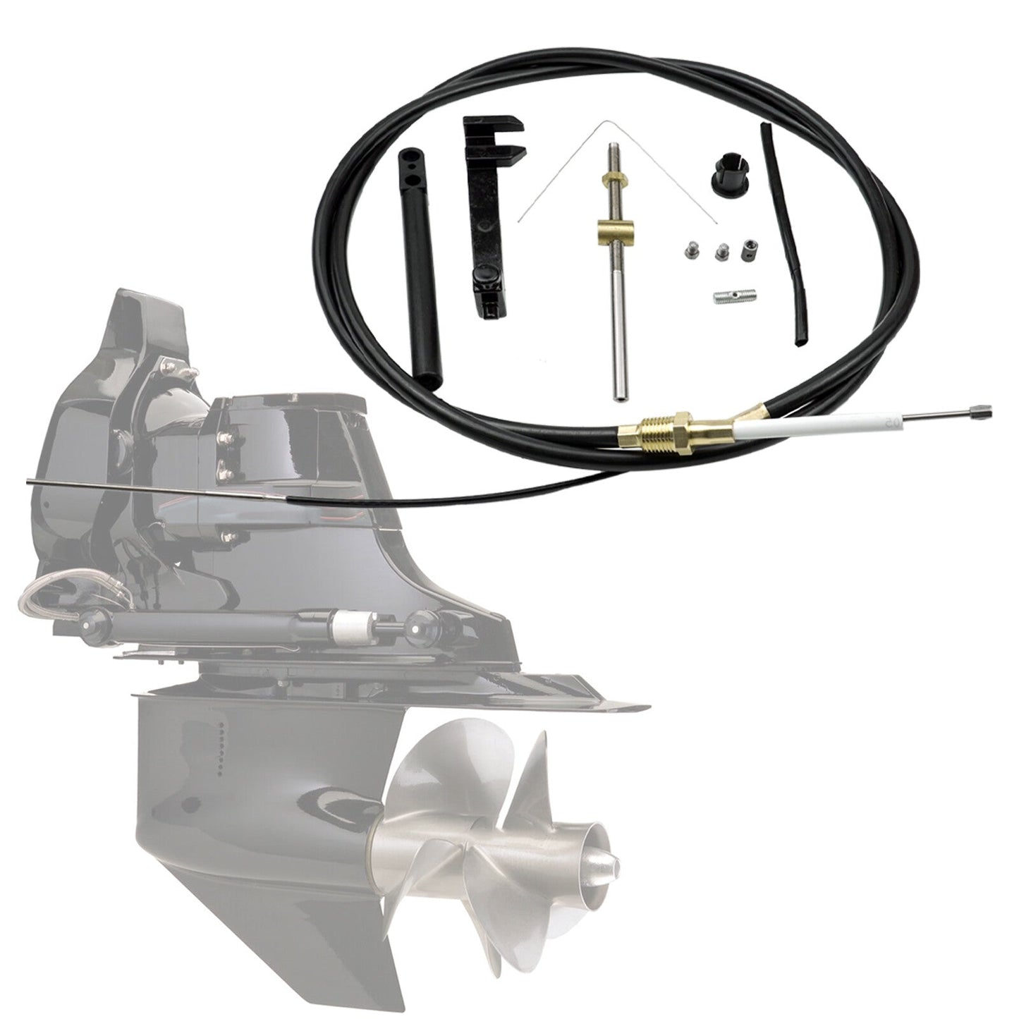865436A02 Lower Shift Cable Kit For Mercury Mercruiser Sterndrive Outdrives MC-I