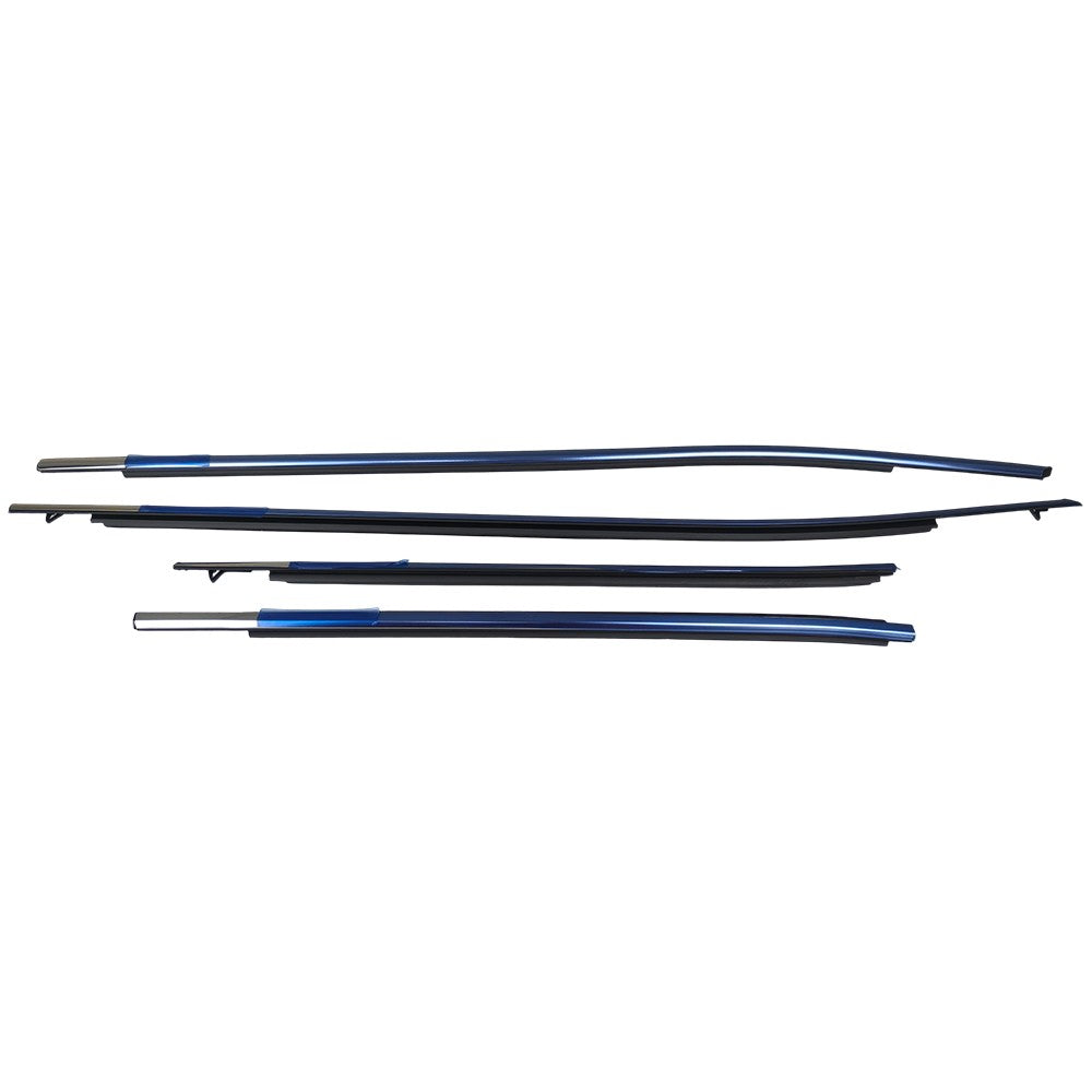 4PCS Door Belt Molding Chrome Trim Left+Right For 2018-2021 Toyota Camry US