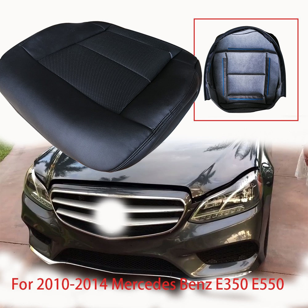 Driver Side Bottom Seat Cover  For 2010-2014 Mercedes Benz E350 E550 Sedan Black