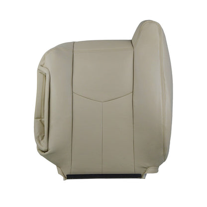 For 2003-2006 Chevy Suburban Driver Passenger Bottom &Top Leather Seat Cover Tan