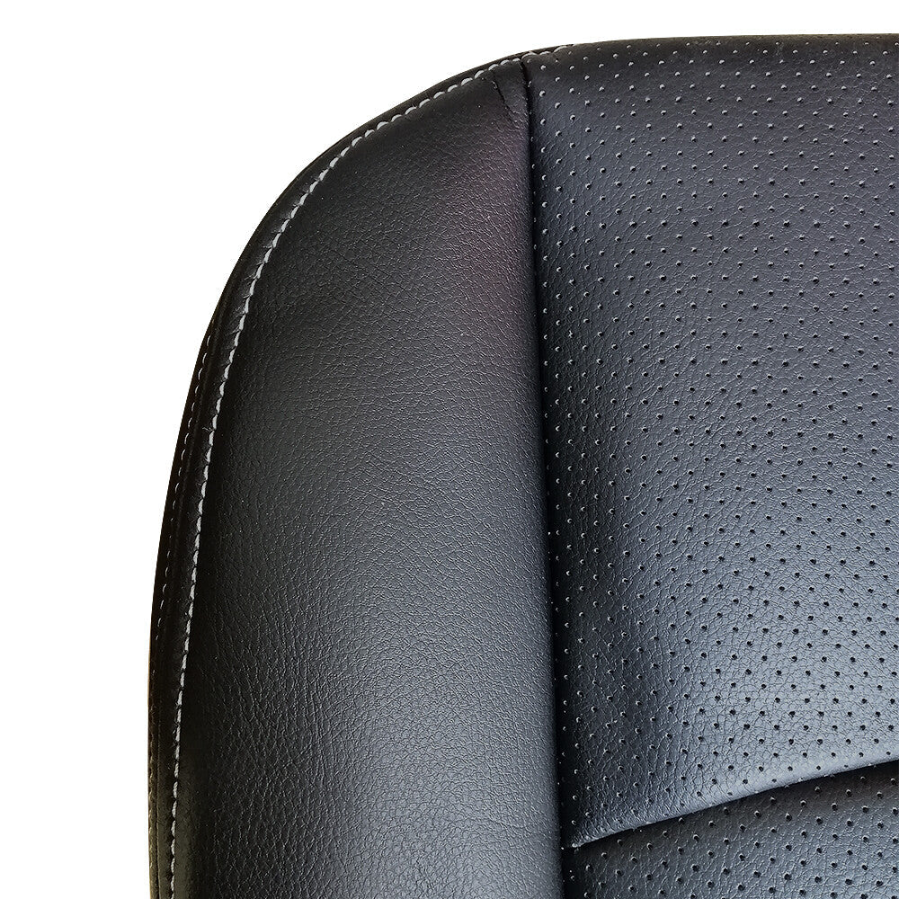 For 2013-2018 Dodge Ram 1500 2500 Laramie Driver Bottom Leather Seat Cover Black