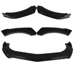 For Chrysler 300 2006-2019 Front Bumper Lip Splitter Spoiler Chin Kit Gloss Blk