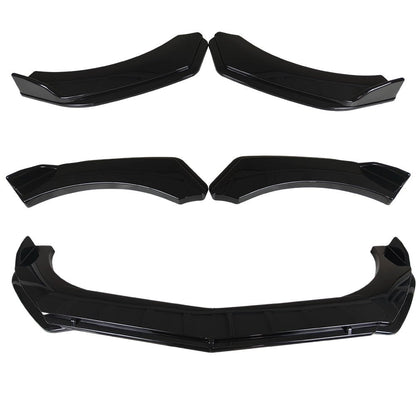 For Chrysler 300 2006-2019 Front Bumper Lip Splitter Spoiler Chin Kit Gloss Blk