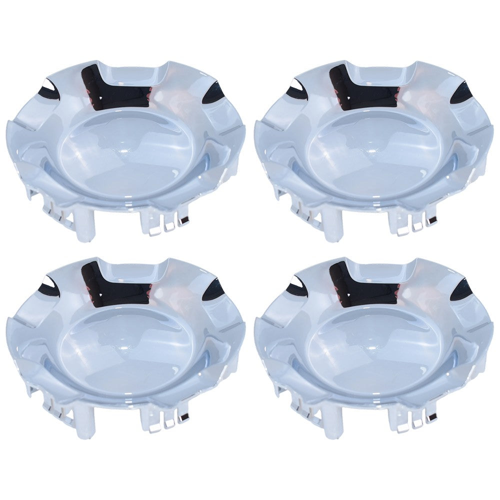 New Chrome ABS Center Caps 4PCS for Chevy Suburban 2007-2014 for 7.2" Diameter