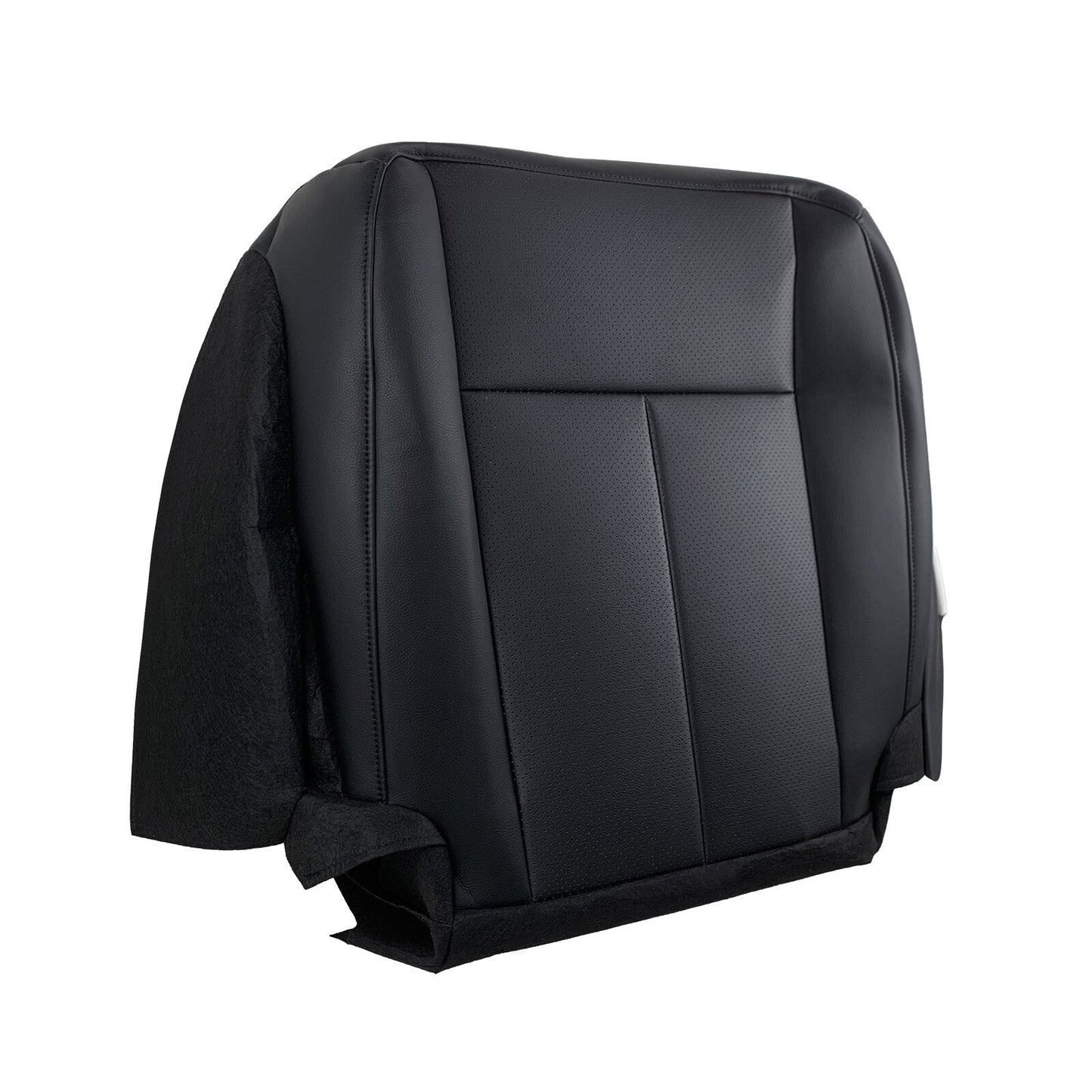 Front Leather Perforated Seat Cover Black For 2007-2014 Ford Expedition Limited