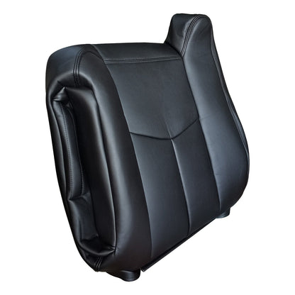 Fit For 2003 2004-2006 Chevy Silverado Driver Top Lean Back Leather Seat cover