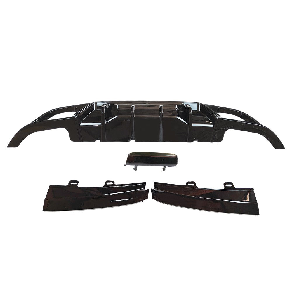 Gloss Black Rear Diffuser For BMW 330e xDrive 2022	Base Sedan 4-Door L4 2.0L