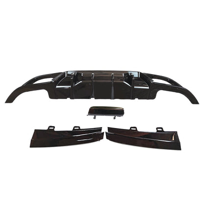 Gloss Black Rear Diffuser For BMW 330e xDrive 2022	Base Sedan 4-Door L4 2.0L