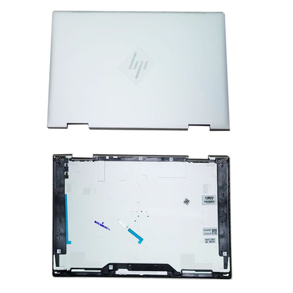 Silver Back Cover for HP Envy X360 13 BD 13M BD0023DX 13m bd1033dx
