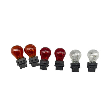 All CLEAR For 1999-02 Chevy Silverado Pickup Truck US Rear Tail Light Set