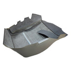 Driver & Passenger Bottoms Leather Cover Gray For 2010 - 2014 Ford Mustang