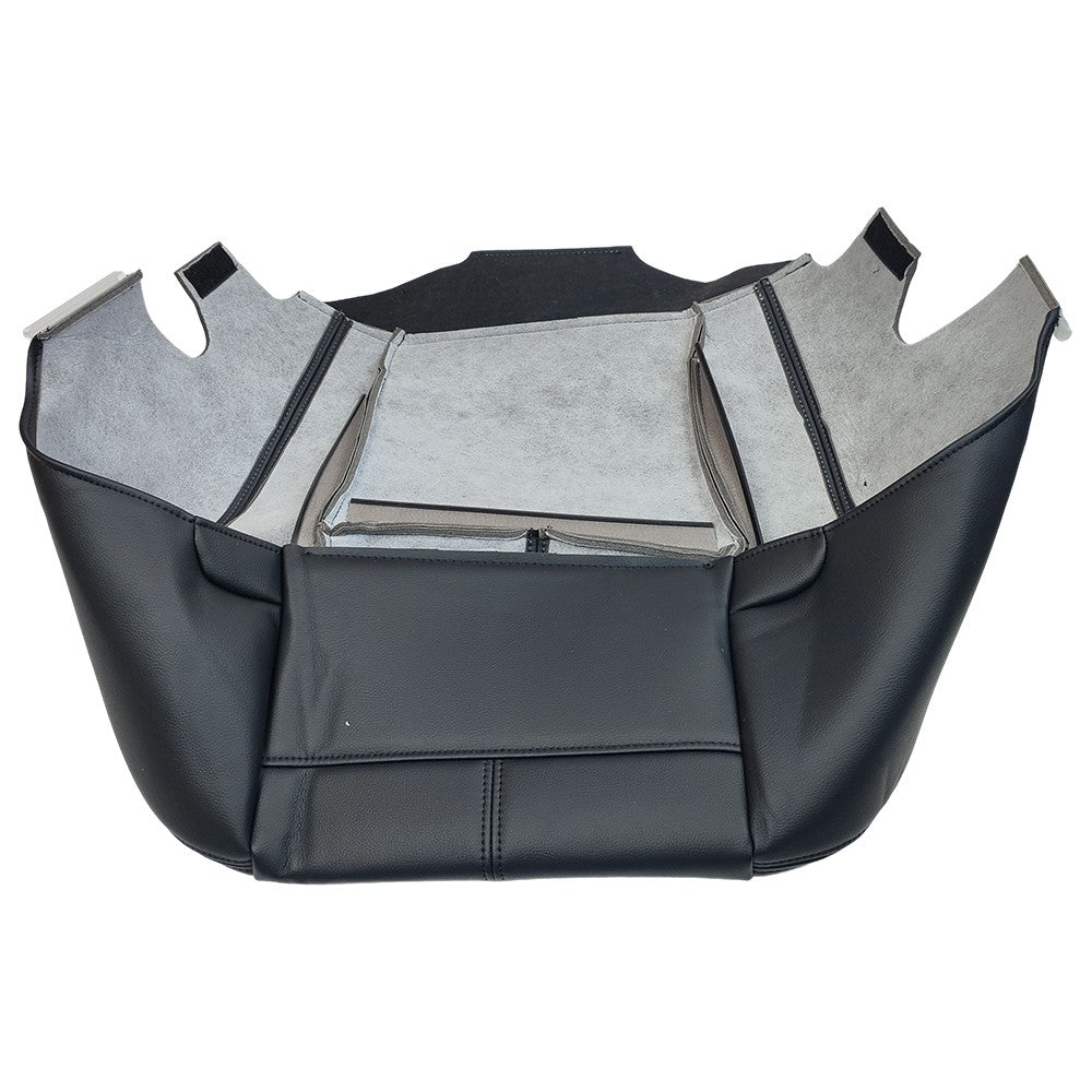 For 2007-13 Chevy Silverado 1500 2500 HD Driver Bottom Leather Seat Cover Black