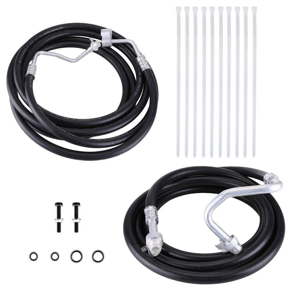 SU33468 Rear AC Line Set For 2007-14 Chevy Suburban Rear Aux AC Hose Kit New USA