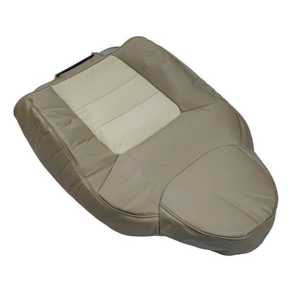 Driver Side Top Leather Perforated Seat Cover Tan For Ford Expedition 2003-2006