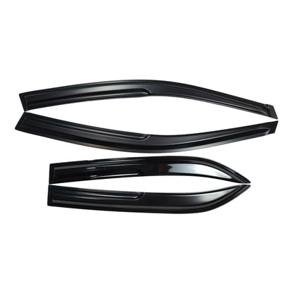 M Style Window Visors Sun Rain Guards For 2009-2013 Toyota Corolla Sedan