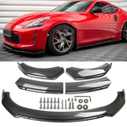 Carbon Fiber Front Bumper Lip Splitter Spoiler Body Kit For Nissan 370Z 350Z