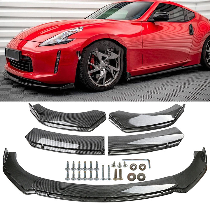 Carbon Fiber Front Bumper Lip Splitter Spoiler Body Kit For Nissan 370Z 350Z