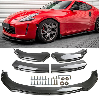 Carbon Fiber Front Bumper Lip Splitter Spoiler Body Kit For Nissan 370Z 350Z