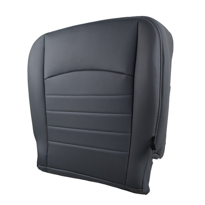 Driver Bottom Seat Cover Dark Gray For 2013-18 Dodge Ram 1500 2500 Work Truck ST