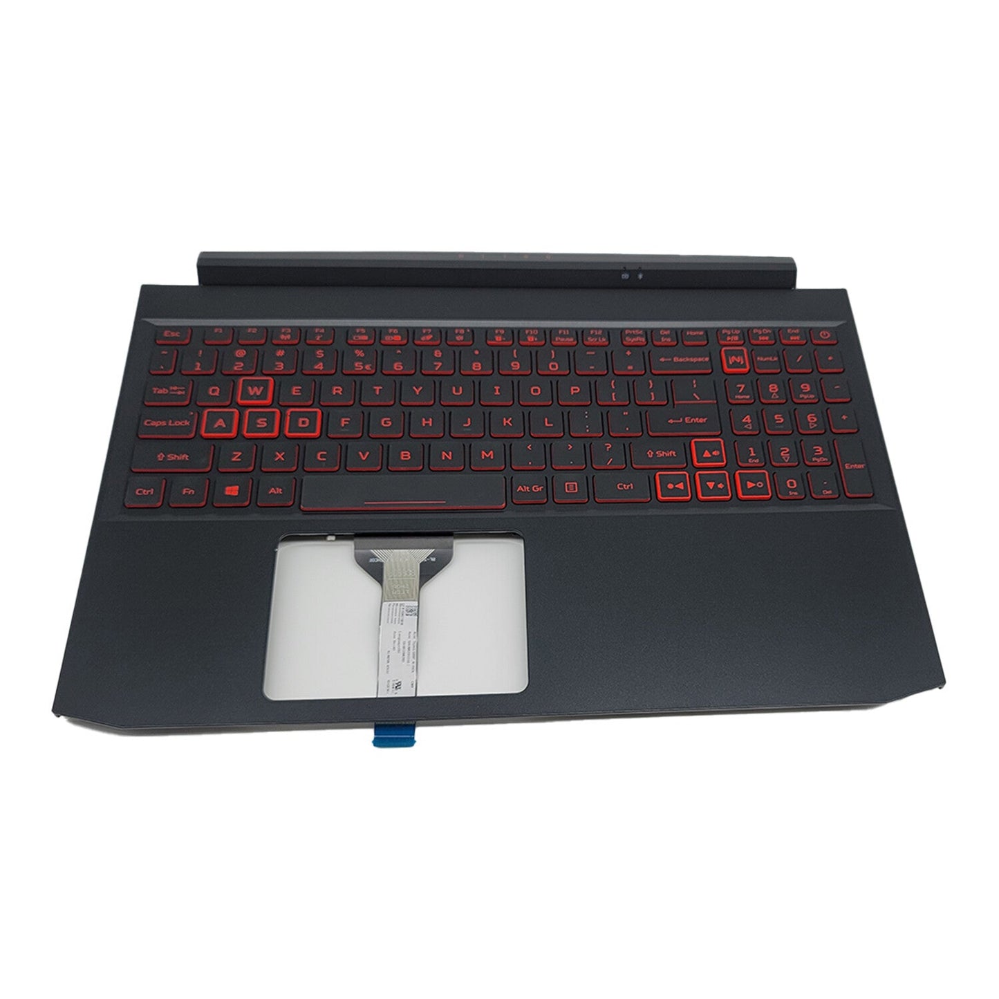 For Acer Nitro 5 AN515-57 Palmrest Backlit Keyboard Narrow Cable 6B.QEXN2.001 US