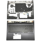 For Dell 17 G7 7700 0RC7PR RC7PR US Palmrest Upper Case w/Backlit Keyboard Black