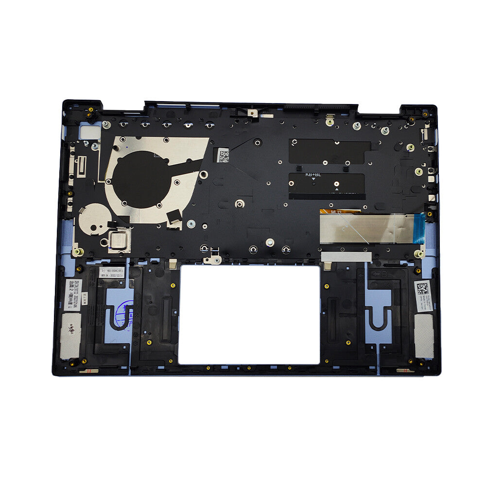 New For Dell Inspiron 7430 7435 2-in-1 Palmrest Backlit US Keyboard 0WJ1MN WJ1MN