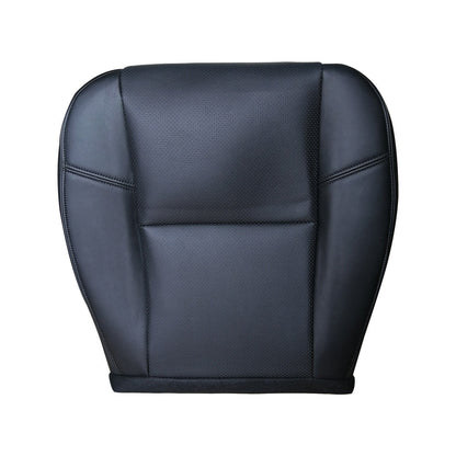 Driver Side Bottom Leather Seat Cover Black For 2007-2014 Cadillac Escalade