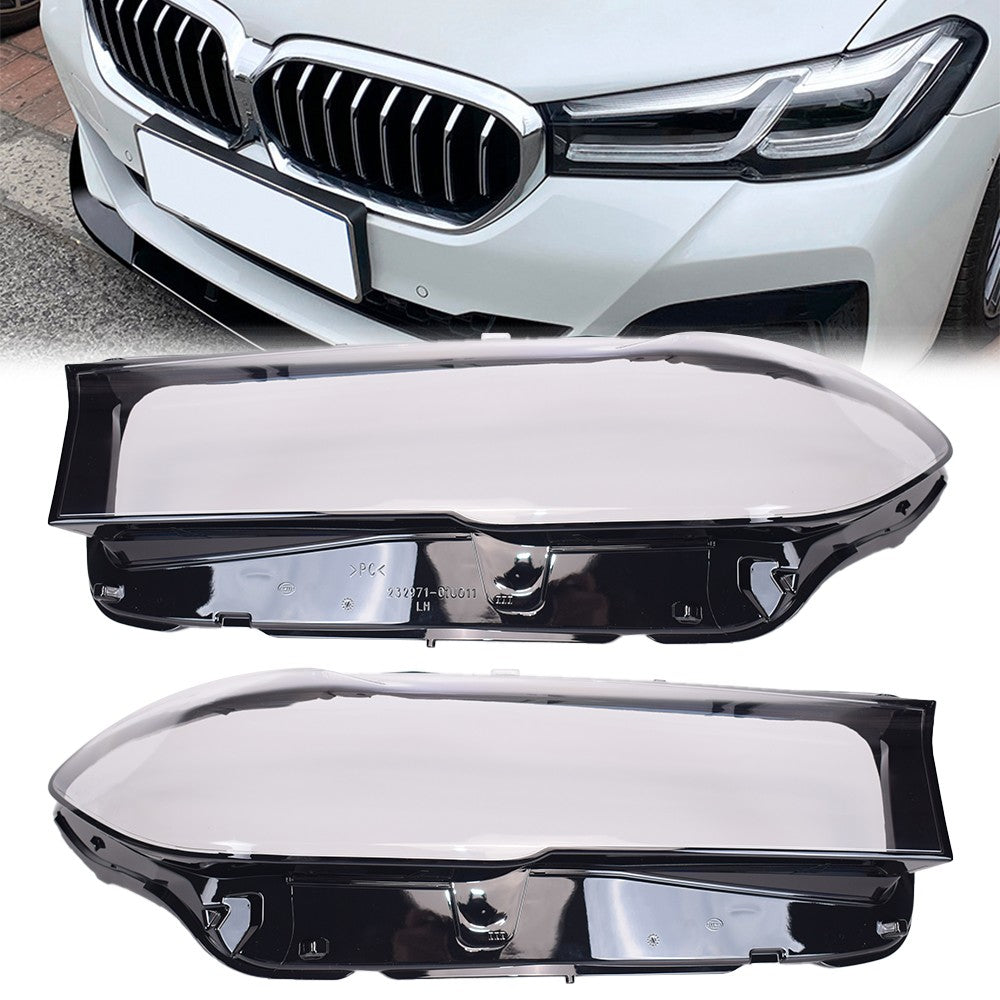 For 20-21 BMW 5 Series G30 / 19-22 BMW 520i/530i/540i Front Headlight Lens Cover