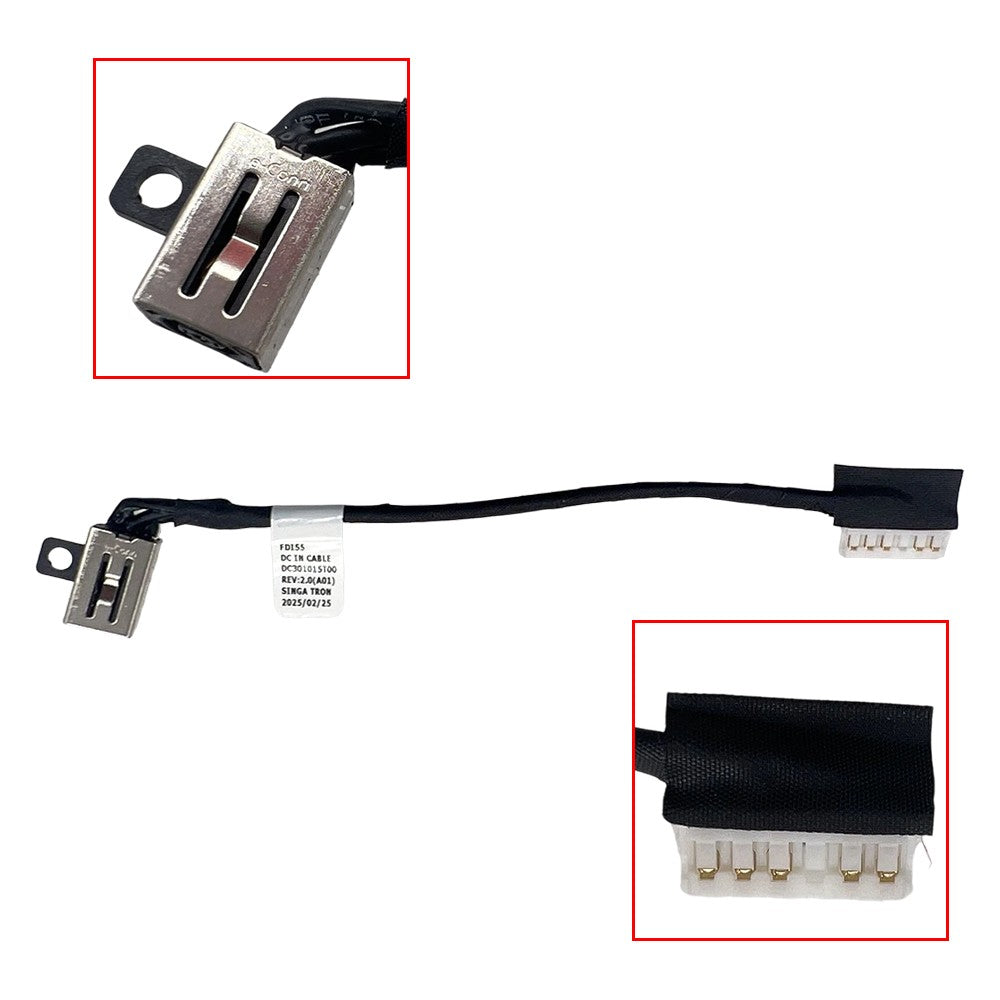 5X DC Power Jack Charging Port Cable For DELL Inspiron 3501 3505 5593 04VP7C NEW
