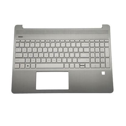 For HP 15-DY 15-EF 15-ef0023dx Palmrest Non-Backlit Keyboard L63578-001 FPR Hole