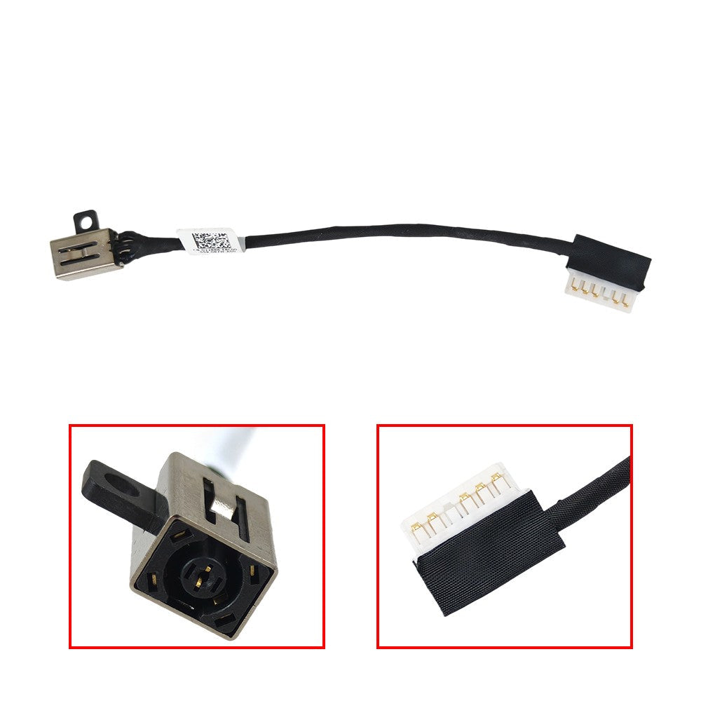 For Dell Inspiron 15 3593 DC301012300 0228R6 228R6 DC IN Power Jack Socket Cable
