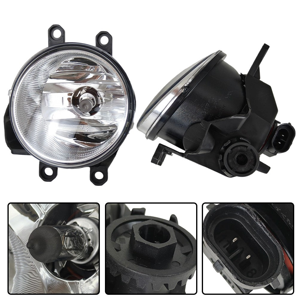 For 2014-2021 Toyota 4Runner TRD/SR5 Fog Lights+Lamps Bezel+Wire Switch Kits