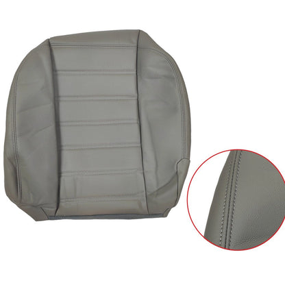 2003 to 2007 For Hummer H2 Front Driver Side Bottom Leather Seat Cover Gray