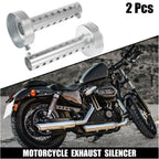 Exhaust Pipe Silencer Muffler Insert Baffle Motor Motorcycle Universal Part